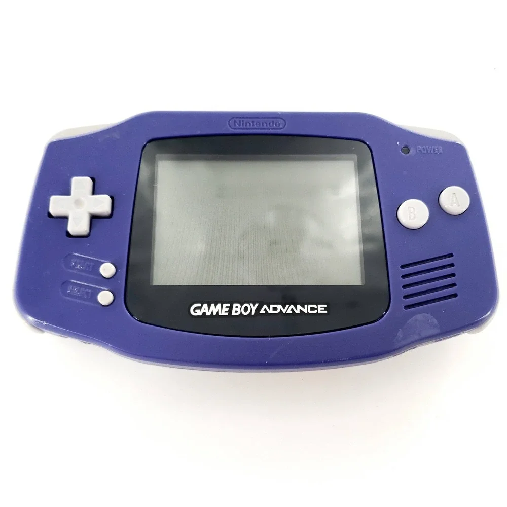 Nintendo Game Boy Advance Handheld System Indigo Purple w/ 2 Games Tested